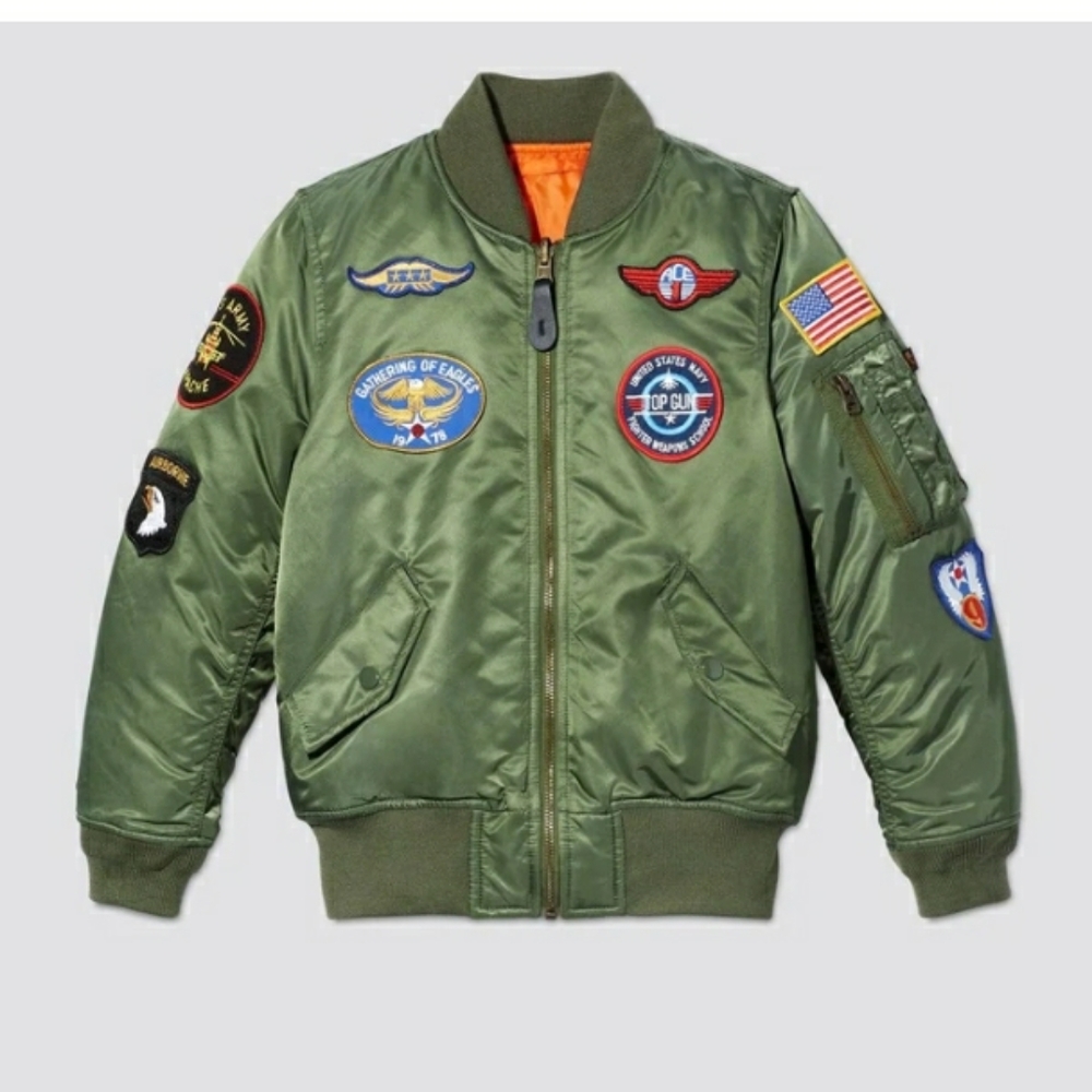 Alpha Industries Bomber with Patches
